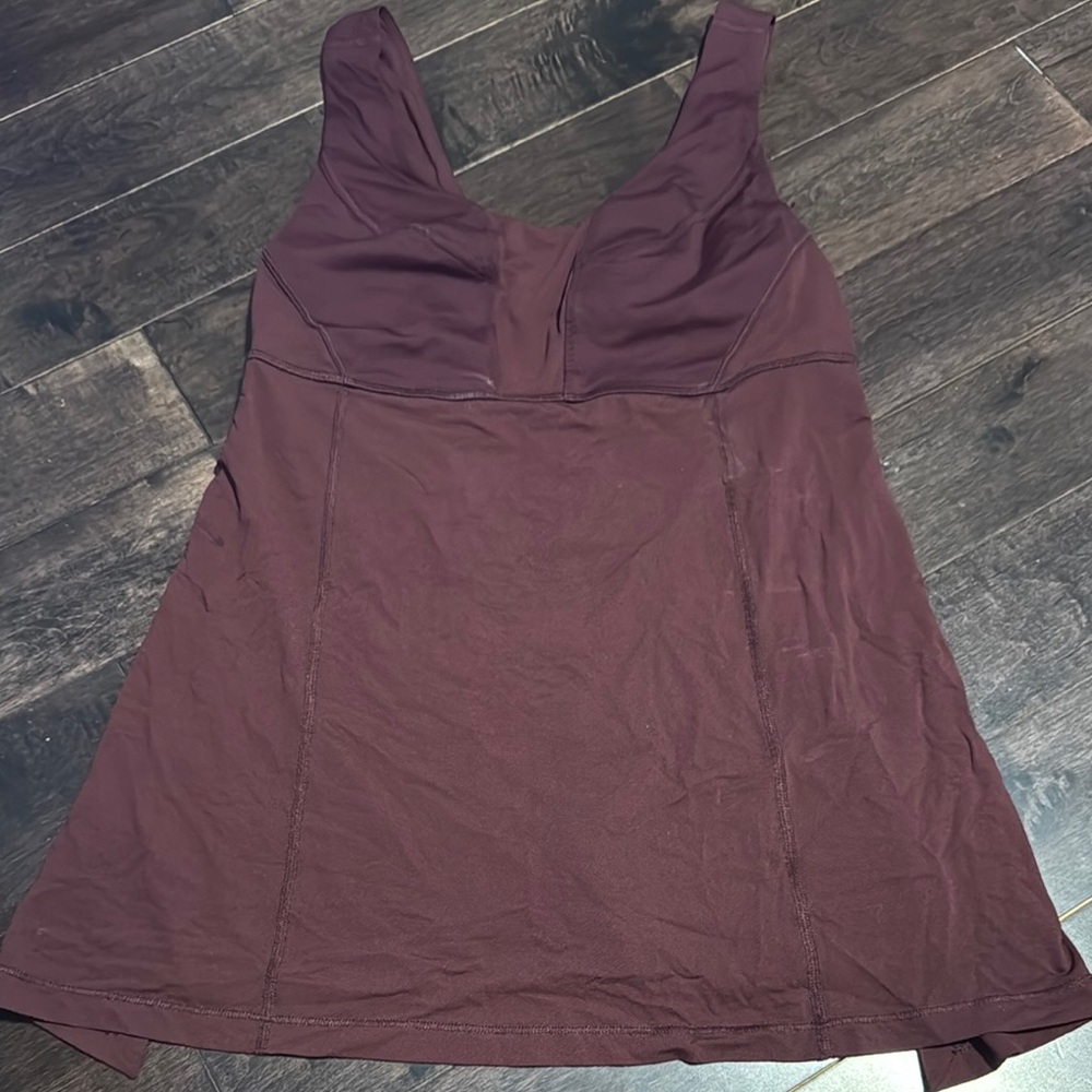LULULEMON Wrappers Delight Tank Top in Bordeaux Women’s Size 6